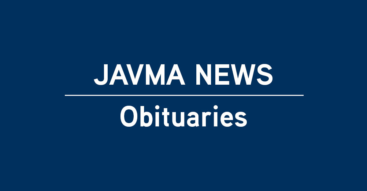 Obituaries | American Veterinary Medical Association