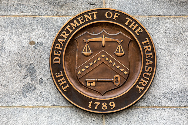Seal of the Department of the Treasury