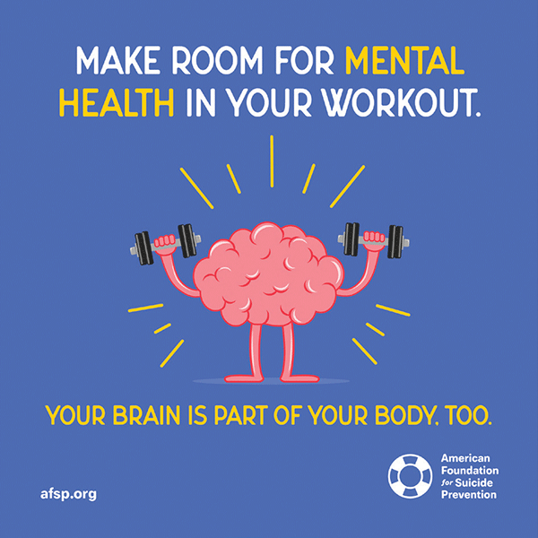 Illustration: Make room for mental health in your workout