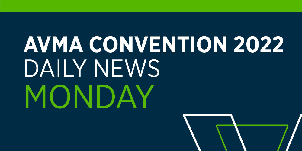 AVMA Convention 2022 Daily News Banner - Monday