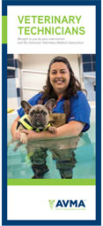 Educating about the roles of veterinary technicians brochure