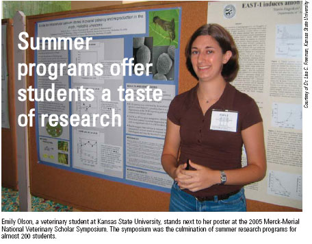 Summer programs offer students a taste of research