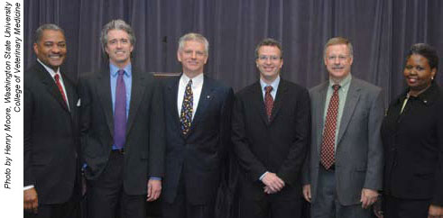 WSU officials and Fil Randazzo, PhD, Bill & Melinda Gates Foundation