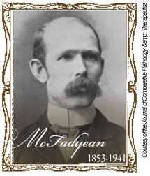 Sir John McFadyean, 1853-1941