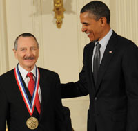 Dr. Brinster receives National Medal of Honor from President Obama