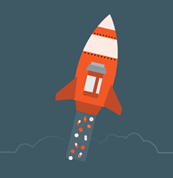 Illustration: Rocket launch