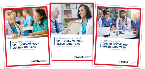 AVMA CPR brochure covers collage