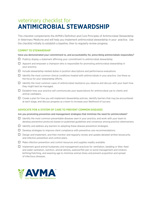 Checklist to Implement Antimicrobial Stewardship