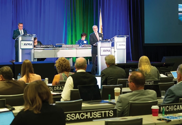 AVMA House of Delegates meeting in Chicago