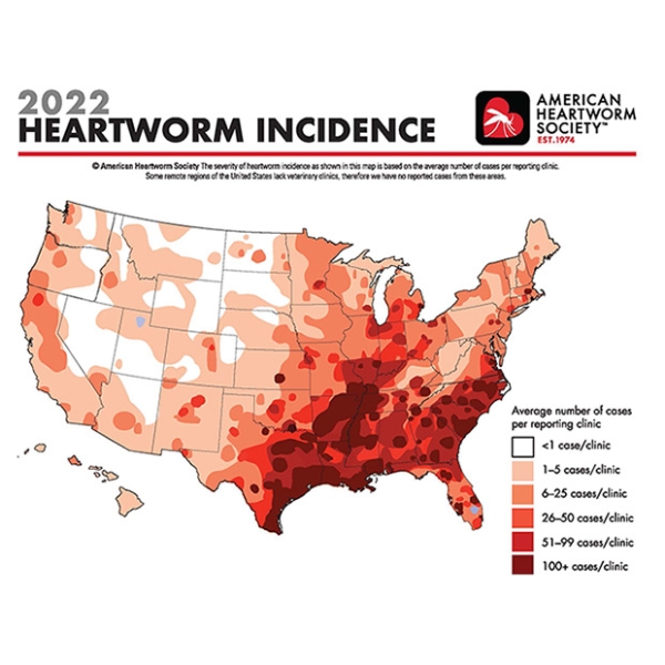 AHS Incidence Map